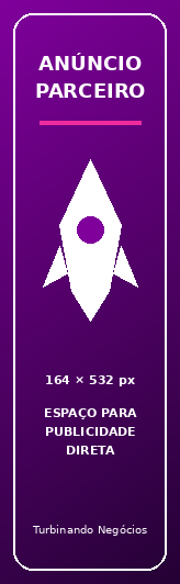Modelo de espaço para anúncio parceiro 164 por 532 pixels
